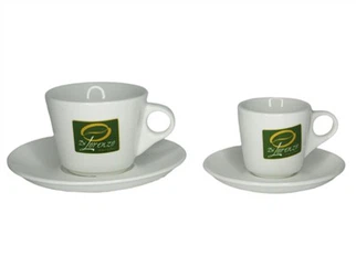 Cangkir dan Piring Kopi Keramik