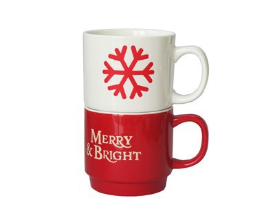 Mug Keramik yang Dapat Ditumpuk
