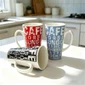 Mug Keramik Bentuk V Tinggi
